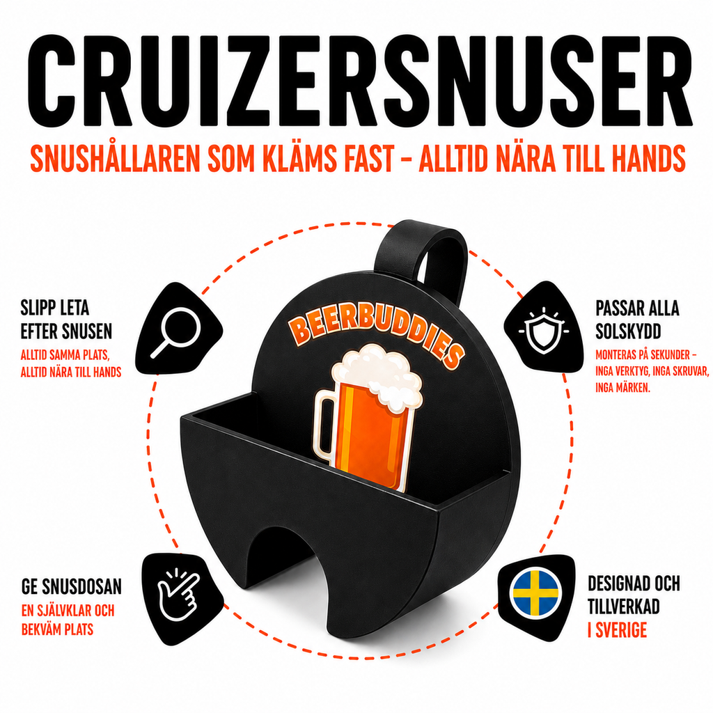 CruiserSnuser - Snushållare