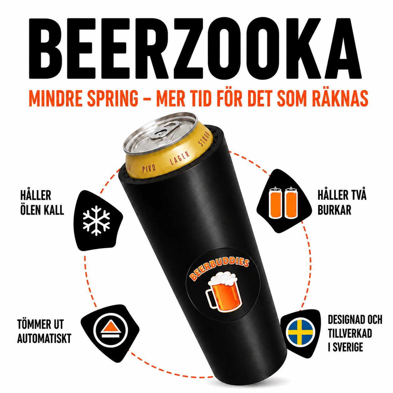 BeerZooka - Ölhållare